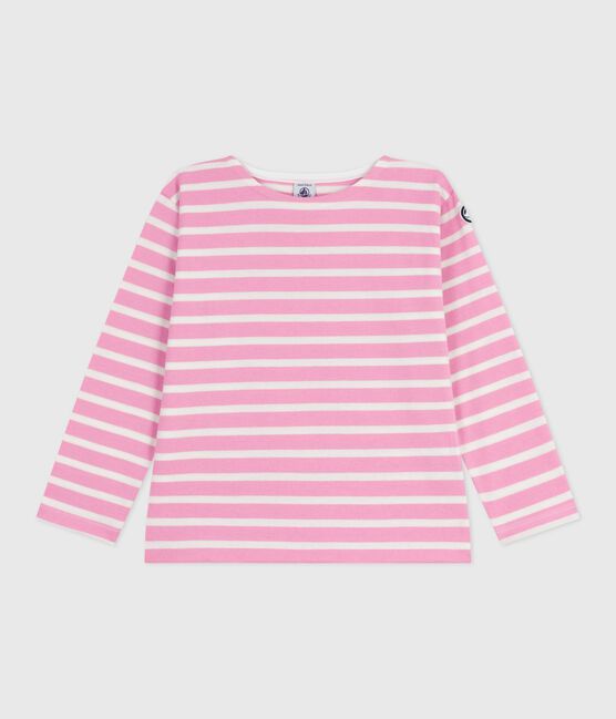 Marinera infantil de algodón rosa BOUDOIR/ MILK