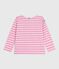 Marinera infantil de algodón rosa BOUDOIR/ MILK