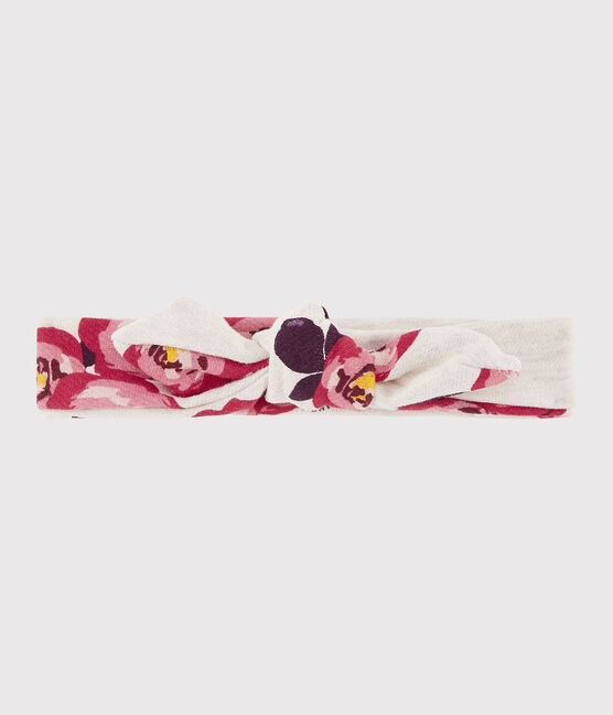 Cinta estampada para niña beige MONTELIMAR/blanco MULTICO