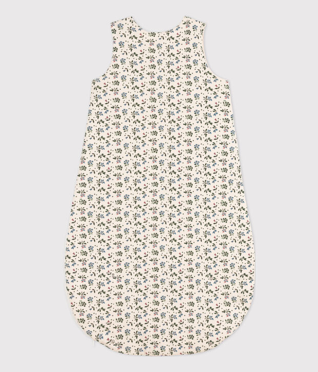 SACO DE ALGOD&Oacute;N CON FLORES DE BEB&Eacute; TOG 3 crudo/multicolor