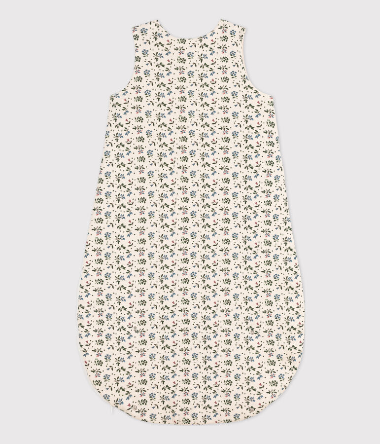 SACO DE ALGOD&Oacute;N CON FLORES DE BEB&Eacute; TOG 3 crudo/multicolor