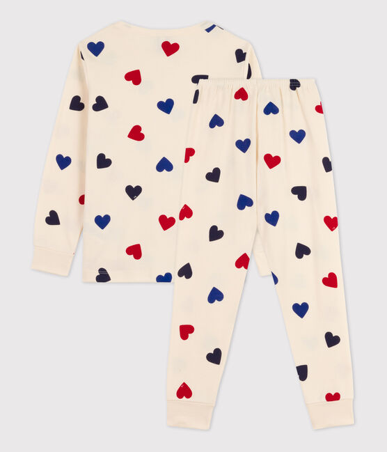 Pijama de algodón para niño/niña blanco AVALANCHE/ MULTICO