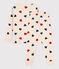 Pijama de algodón para niño/niña blanco AVALANCHE/ MULTICO
