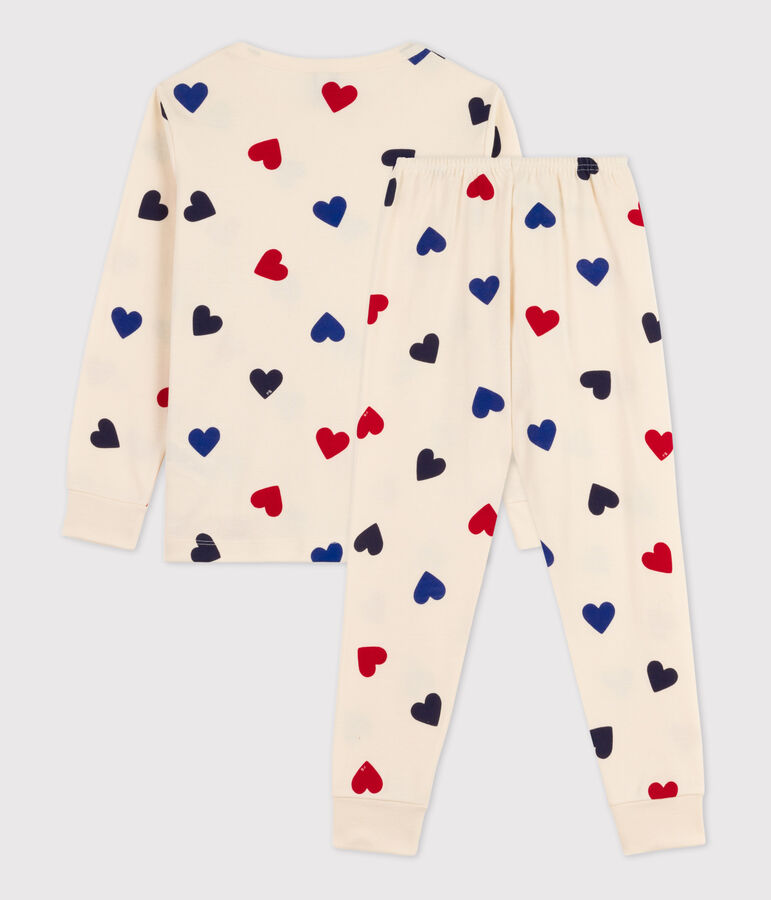 Pijama de algod&oacute;n para ni&ntilde;o/ni&ntilde;a blanco AVALANCHE/ MULTICO