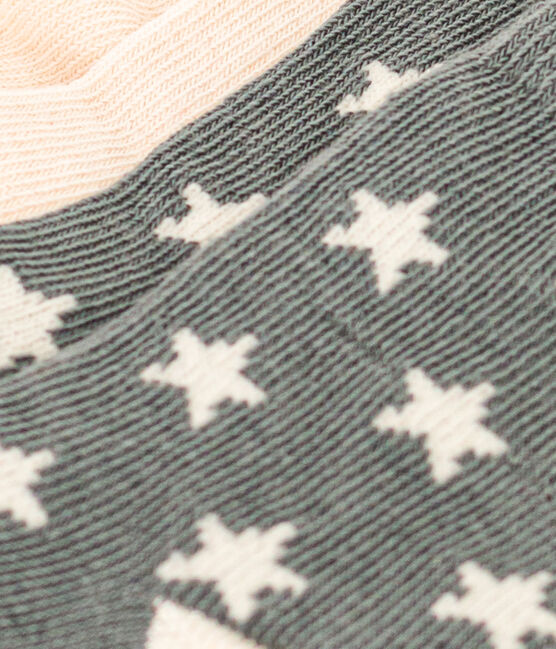 Lote de 2 pares de calcetines con estrellas para bebé variante 2