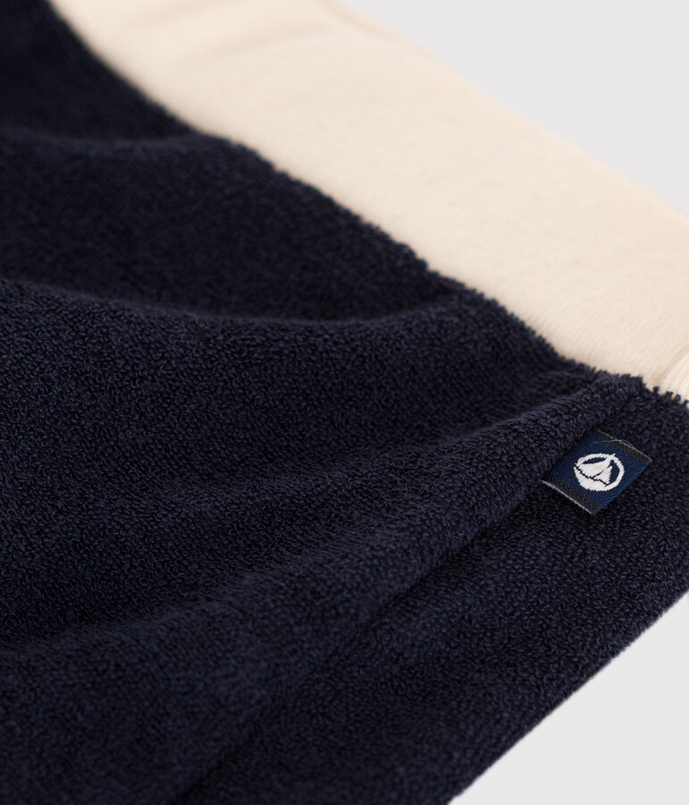 Pantal&oacute;n corto de rizo de beb&eacute; azul SMOKING