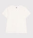 Camiseta Recta de algodón liso para mujer