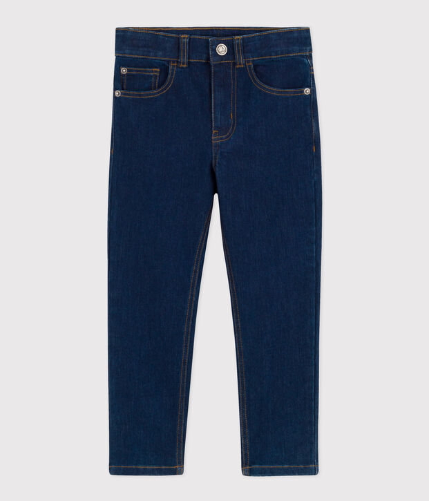 Pantal&oacute;n denim recto para ni&ntilde;o azul
