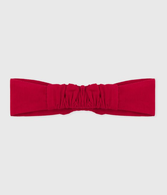 Diadema de pana para bebé rojo TERKUIT