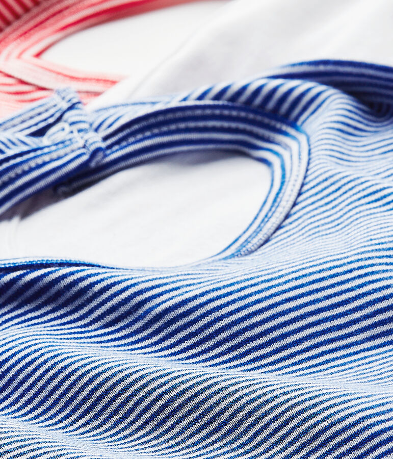 Lote de 3 baberos para beb&eacute; blanco .