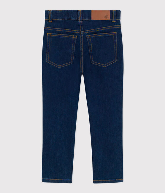Pantalón denim recto para niño azul DENIM BRUT