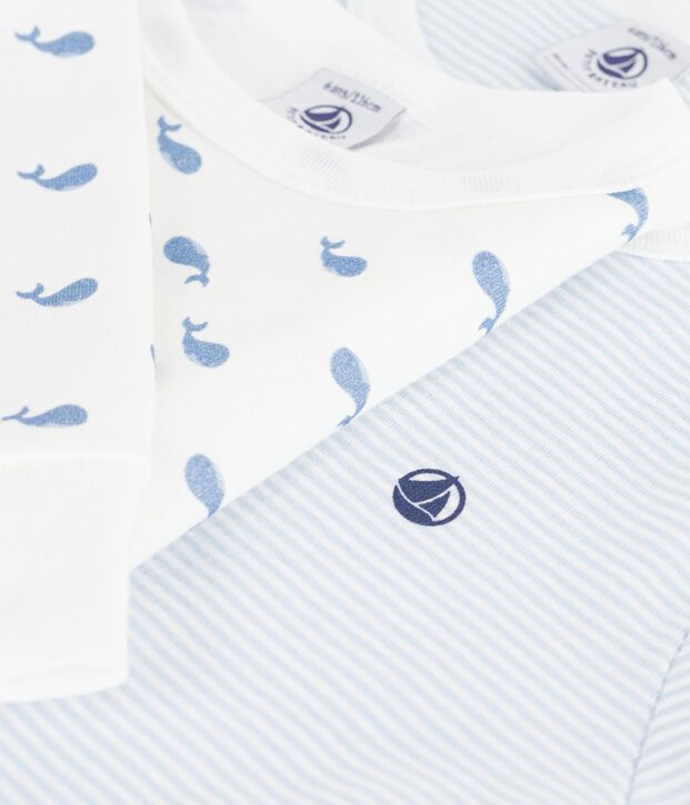 Juego de pijamas infantiles de algod&oacute;n estampado multicolor