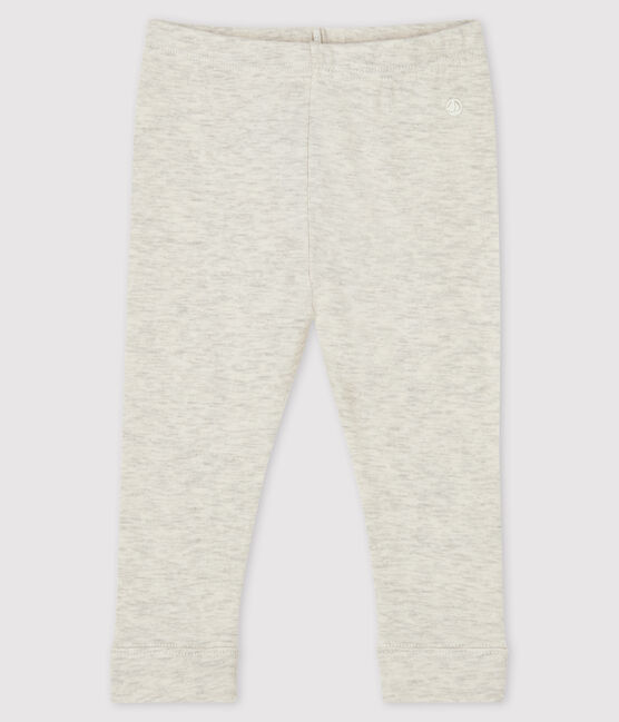 «Legging» de punto 1 x 1 liso para bebé niña. beige MONTELIMAR CHINE