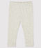 «Legging» de punto 1 x 1 liso para bebé niña. beige MONTELIMAR CHINE