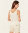 Camiseta de lino para mujer blanco MARSHMALLOW