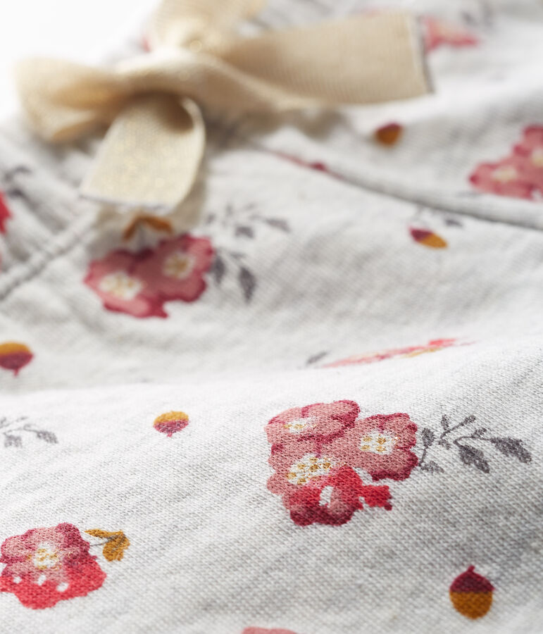 Pantal&oacute;n de t&uacute;bico estampado para beb&eacute; ni&ntilde;a gris/multicolor