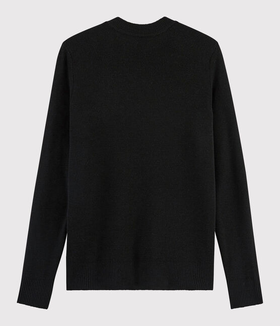 Jersey de lana para mujer negro NOIR
