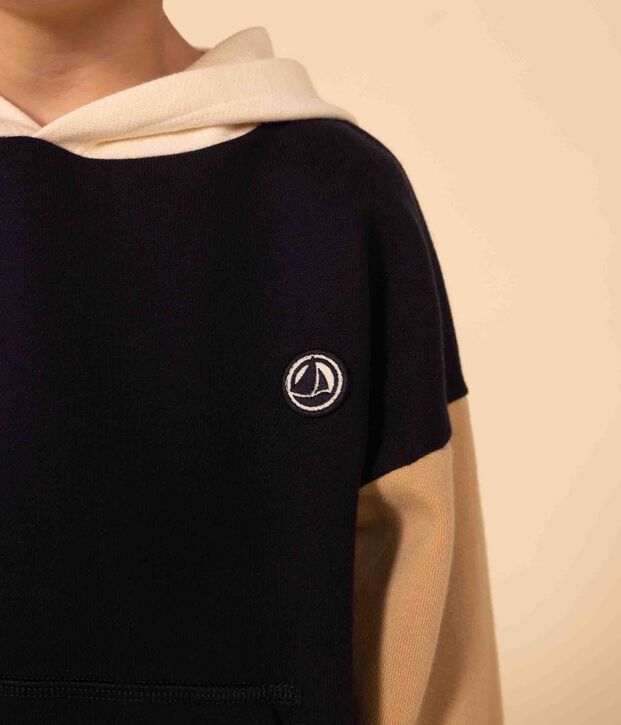 Sudadera con capucha para ni&ntilde;o azul/multicolor