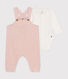 Conjunto de peto de terciopelo para bebé