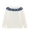 Jersey de niña blanco MARSHMALLOW/blanco MULTICO