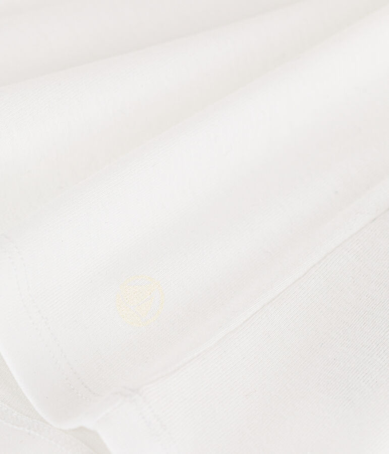 Camiseta L'ICONIQUE de algod&oacute;n de punto cocotte para mujer blanco ECUME