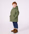 Chubasquero infantil liso de invierno OLIVINE