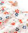 Vestido con flores de beb&eacute; ni&ntilde;a de sarga de algod&oacute;n org&aacute;nico blanco/multicolor