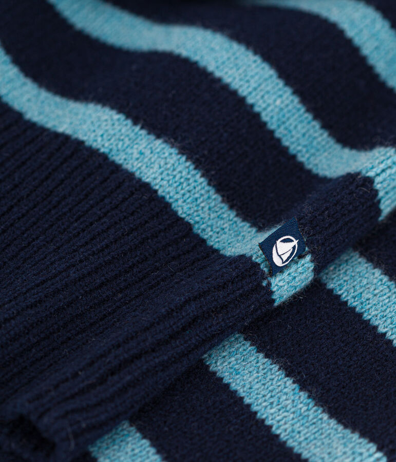 Jersey marinero de lana para mujer SMOKING/ AZUL