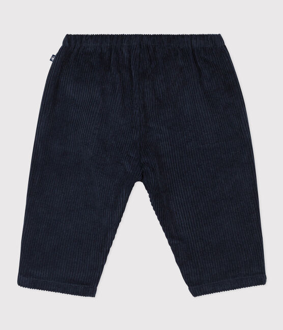 Pantalón de pana gruesa para bebé azul SMOKING