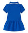 Vestido para niña de manga corta azul PERSE