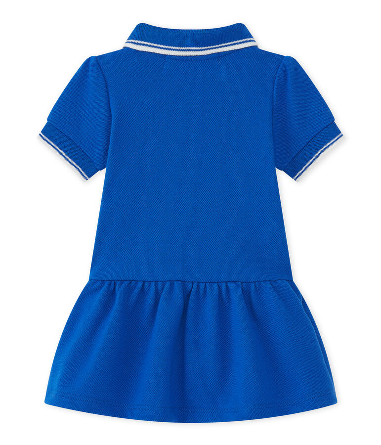 Vestido para ni&ntilde;a de manga corta azul PERSE
