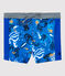 Short de baño eco-sostenible de bebé niño azul SURF/blanco MULTICO