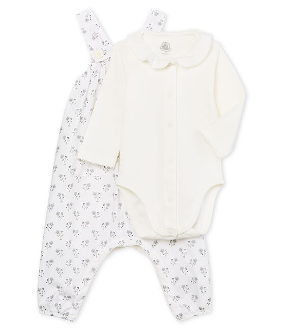 Conjunto 3 piezas ceremonial para bebé niña VARIANTE 1 CN