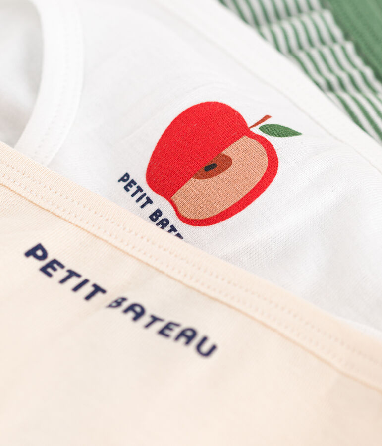 Lot de 3 culottes en coton enfant multicolor