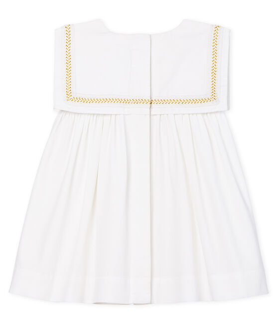 Vestido de ceremonia para bebé niña blanco ECUME