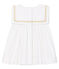 Vestido de ceremonia para bebé niña blanco ECUME