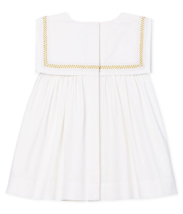 Vestido de ceremonia para beb&eacute; ni&ntilde;a blanco