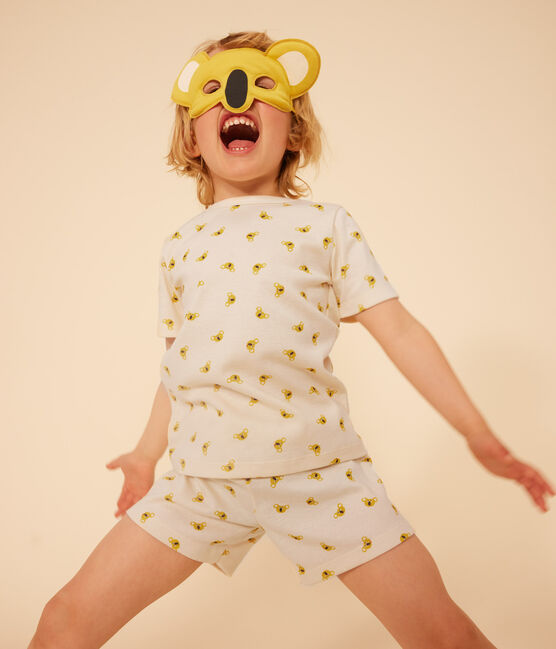 Pijama corto infantil de algodón tipo disfraz de koala blanco AVALANCHE/ MULTICO