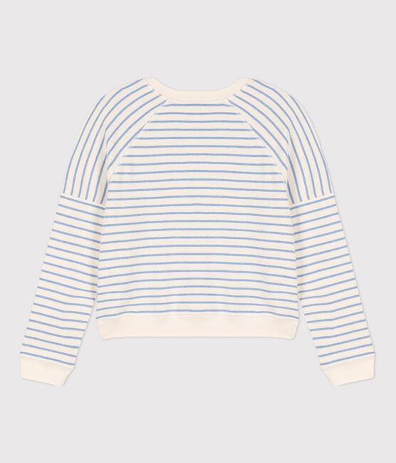 Sudadera de algodón para mujer blanco AVALANCHE/ SKY CHINE