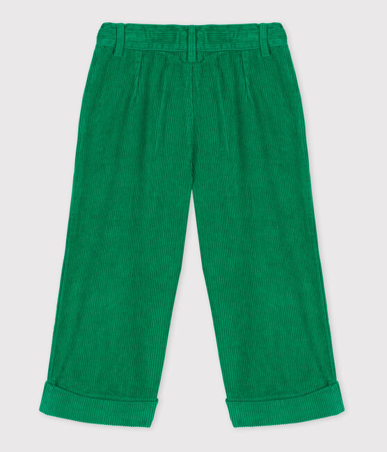 Pantalón de pana de niña MATCHA