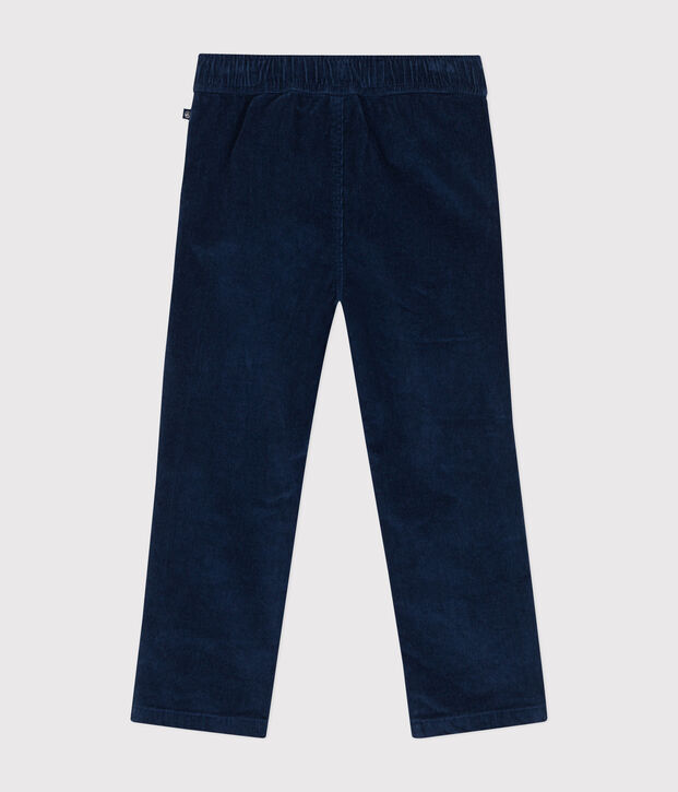 Pantal&oacute;n recto de terciopelo para ni&ntilde;o CREPUSCULE