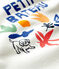 Camiseta de algodón de bebé. blanco MARSHMALLOW