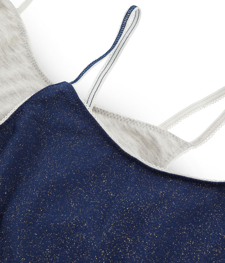 Dos sujetadores de ni&ntilde;a multicolor