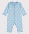 Pijama sin pies de algodón con cuello y estampado de corazones para bebé MIMI/ ECUME