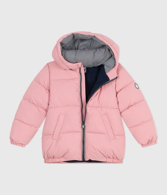 Plumífero infantil liso rosa CHARME