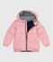 Plumífero infantil liso rosa CHARME