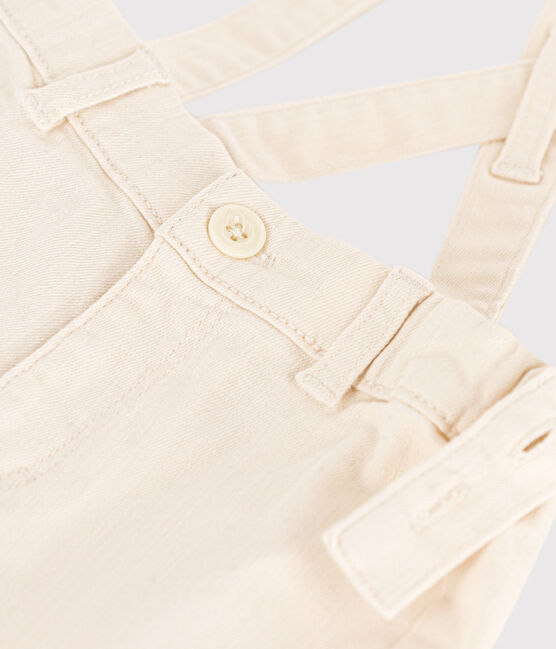 Shorts vaqueros con tirantes para bebé crudo AVALANCHE