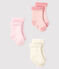 Tres calcetines de bebé de jersey variante 1