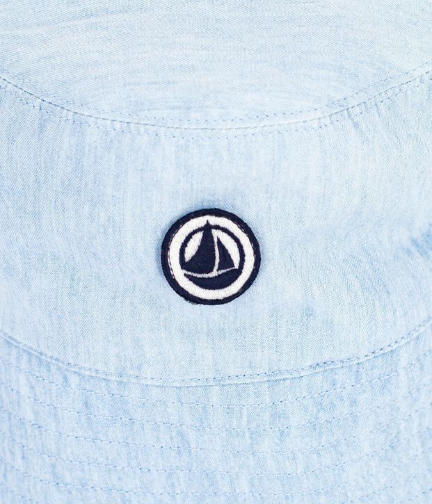 Gorro de lluvia infantil denim azul