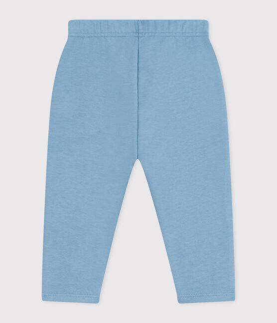 Pantalón de muletón de bebé azul AZUL